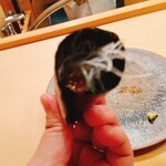 木挽町 とも樹 - 大根のつま&梅海苔巻き