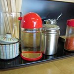 らーめん 萬亀 - 卓上