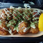 たこ心 心心 - のり塩マヨ生レモン付きたこ焼き