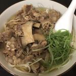 麺 すわまえ食堂 - 牛肉たっぷりうどん