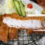 あじの花 - ロースカツ断面