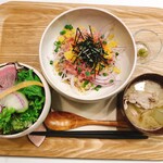 Cafe WASUGAZEN - まぐろのとろたく丼