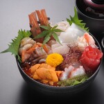 Katsugyo Ryouri Uodokoro Daizen - 海鮮丼