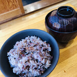 Kaisekiadumaji - 五穀米と汁もの