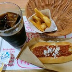 ハンズバーガー - ハンズチリドッグ ポテトSセット