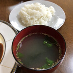 サウス フォレスト - ライスと若芽スープ