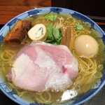 食煅 もみじ - 特製塩そば 大盛り