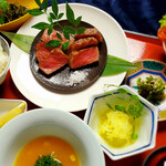 Kuroge Wagyu beef sirloin Steak set meal 2,600 yen (tax included)