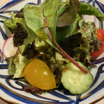 黒毛和牛焼肉きっしゃん北新地永楽町 松 - ミニサラダ