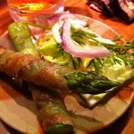 かじしか - アスパラ巻き♪