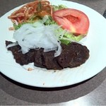 海鮮料理　魚盛 - 2012.6.10　
      くじらしょうが焼き650円