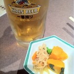 海鮮料理　魚盛 - 2012.6.10　
      付き出しも美味しい♪