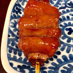 鳥田中 - 黒薩摩鶏のレバーはタレで　塩のほうがレバーの旨さが引き立つ様に思います