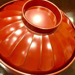 鳥田中 - 2度目の椀物と見せかけて（笑）七谷地鶏の鳥すき登場