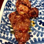 鳥田中 - 背肝は盤石の旨さ　鳥田中ではハツ元 背肝 ソリはマストですね