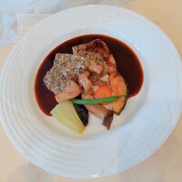 Chez T’S - お肉料理 愛媛ポークの香草焼きデミグラスソース
