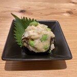 担々麺あづま屋 - 枝豆と塩昆布のヘルシーポテサラ