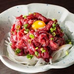 馬肉料理 小桜 - 桜ユッケ