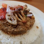 フジヤマプリン - 料理写真:鶏のキーマカレー♪