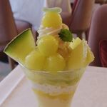 資生堂パーラー - 静岡県 袋井地区産 クラウンメロンのパフェ