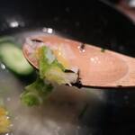 新料理 都留野 - 梅茶づけ喰らう