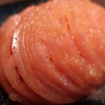 新料理 都留野 - トマトサラダ　ズームアップ