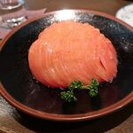 新料理 都留野 - トマトサラダ（２）