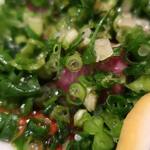 新料理 都留野 - たんタタキ　ズームアップ