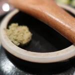 新料理 都留野 - 梅茶づけ　ズームアップ