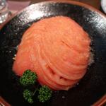 新料理 都留野 - トマトサラダ　ズームアップ