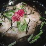 新料理 都留野 - 梅茶づけ　ズームアップ