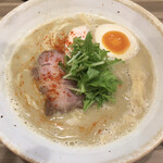 鳥そば 真屋 - 鶏白湯塩　自家製麺