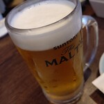 居酒屋 十八番 - 【2020.7.29(水)】飲み放題(生ビール)