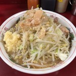 ラーメン二郎 - ラーメン+ニンニク+アブラ