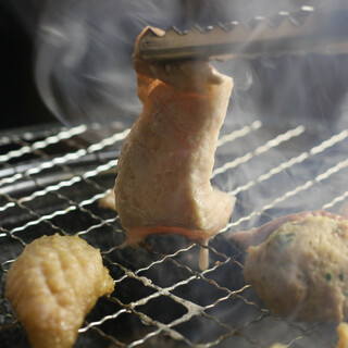 Satsuma Chiran dori and Agu pig too! Enjoy both with charcoal grilling that brings out the flavor◎