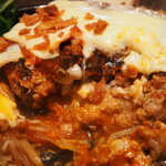 スタイリッシュグリル Tyu - ベーコンチーズエッグハンバーグ（肉汁がたっぷり）