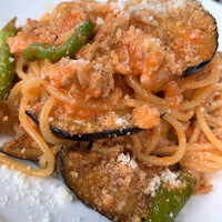 レストラン ラ・マーレ - ポークサルシッチャのクリームトマトソースパスタ