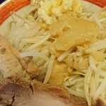 ラーメン タロー - ラーメンタロー　まぜタロー麺少なめニンニクアブラ