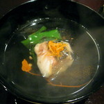 北新地 弧柳 - スズキの清まし汁仕立て