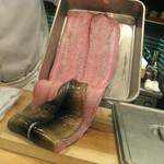 北新地 弧柳 - ウナギのプレゼン、どやっ！！！