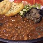 花海棠 - キーマカレーのアップ