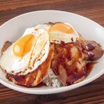 [Ehime B-class gourmet] Imabari specialty grilled pork and egg rice