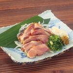 [Kochi] Straw-grilled chicken thigh tataki