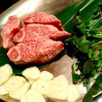 若会席大和館 - これが100gヒレステーキコースのお肉～！