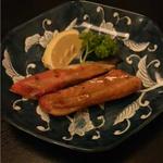 そば 法師人 - 鮭ハラスのスモーク