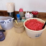 安全食堂 - 卓上