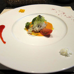 アーム・ドゥ・ギャルソン - 鱧の炙りのガスパチョ仕立て