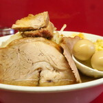 ラーメン二郎 - ラーメン小＋ニンニク多め＋ショウガ半分