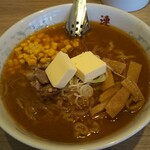 さっぽろ純連 - みそラーメン　バターコーントッピング