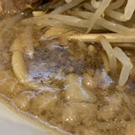 ラーメン二郎 - スープ＆アブラ